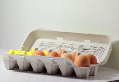 Marshmallow Peeps and Eggs