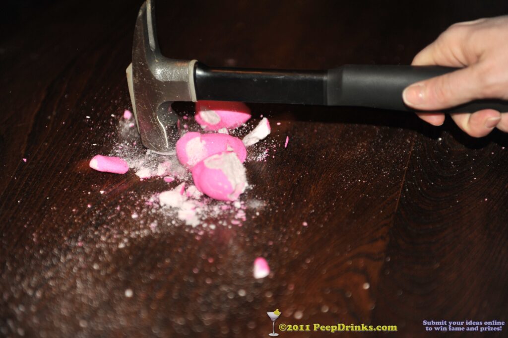 Dropping the HAMMER down on them peeps (literally!)